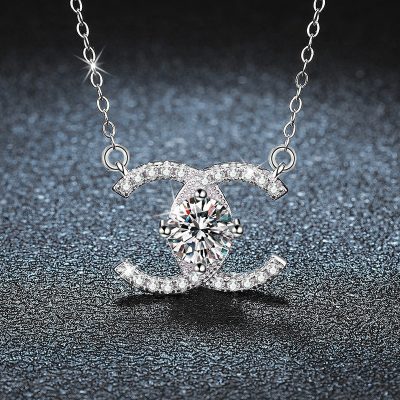 Dây Chuyền Bạc Nữ đính Kim Cương Moissanite Cecilia LILI 159805 2