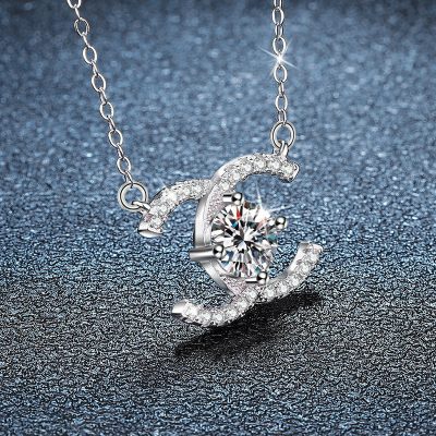 Dây Chuyền Bạc Nữ đính Kim Cương Moissanite Cecilia LILI 159805 3