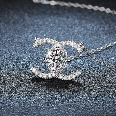 Dây Chuyền Bạc Nữ đính Kim Cương Moissanite Cecilia LILI 159805 4