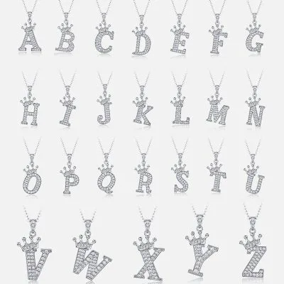 Dây Chuyền Bạc Nữ đính Kim Cương Moissanite Hình Chữ Cái Valerie LILI 159721 2