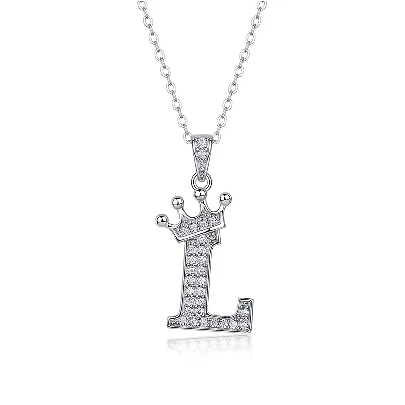 Dây Chuyền Bạc Nữ đính Kim Cương Moissanite Hình Chữ Cái Valerie LILI 159721 22