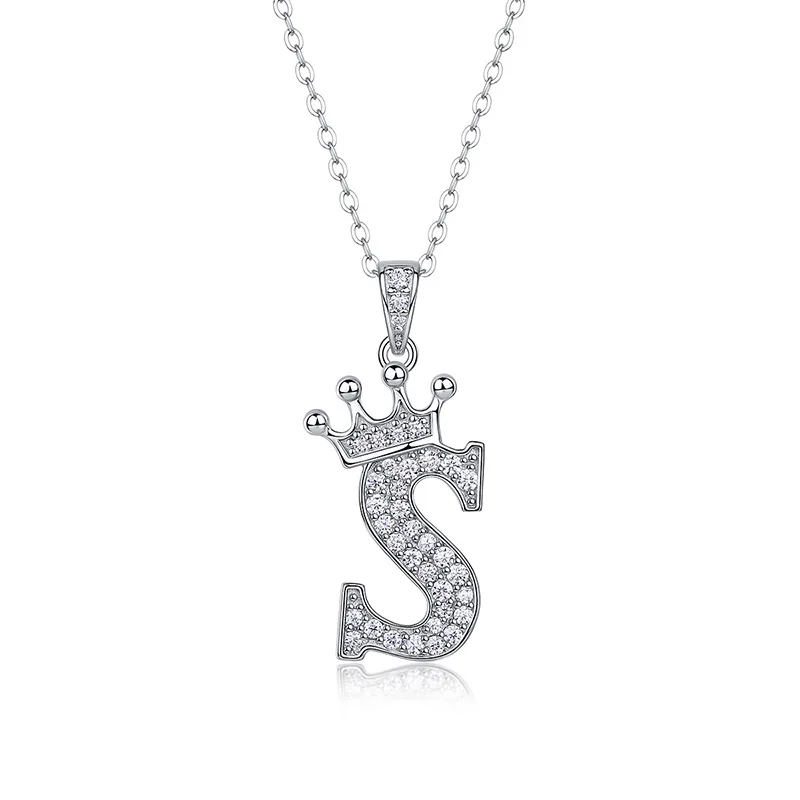 Dây Chuyền Bạc Nữ đính Kim Cương Moissanite Hình Chữ Cái Valerie LILI 159721 3