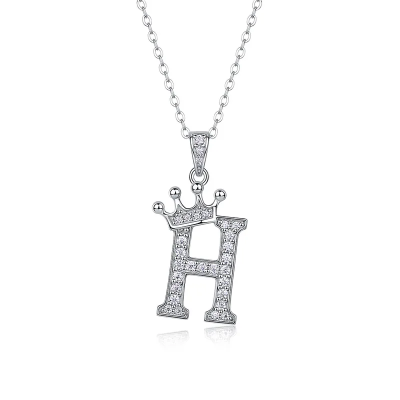 Dây Chuyền Bạc Nữ đính Kim Cương Moissanite Hình Chữ Cái Valerie LILI 159721 30