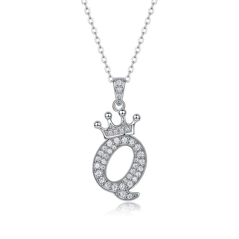 Dây Chuyền Bạc Nữ đính Kim Cương Moissanite Hình Chữ Cái Valerie LILI 159721 5