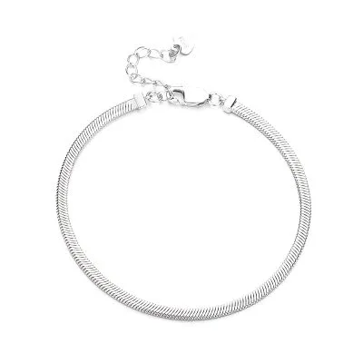 Lắc Tay Bạc Nữ Chuỗi Xương Rắn Olivia LILI 158078 5