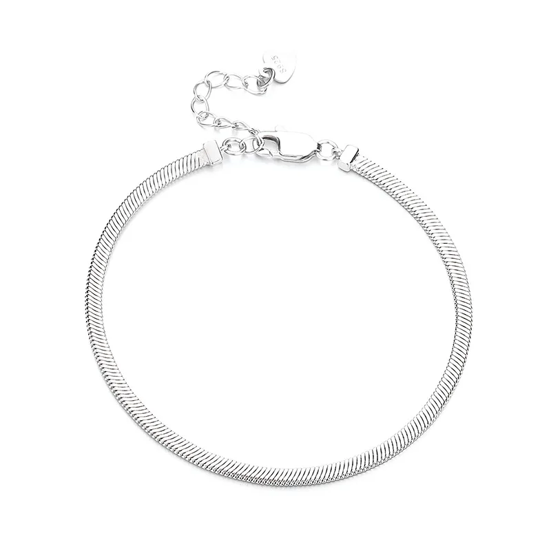 Lắc Tay Bạc Nữ Chuỗi Xương Rắn Olivia LILI 158078 5