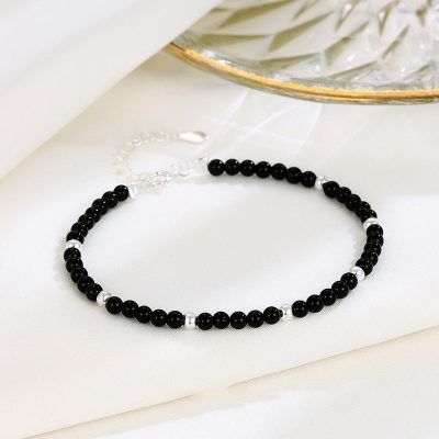 Lắc Tay Bạc Nữ đính đá Mã Não Sophia LILI 158700 2