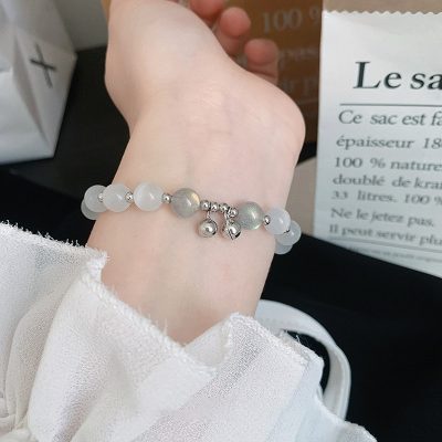 Lắc Tay Bạc Nữ đính đá Mắt Mèo Mặt Trăng Phong Thủy Harper LILI 158731 6