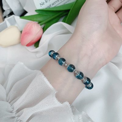 Lắc Tay Bạc Nữ đính đá Phong Thủy Tự Nhiên Iris LILI 158599 10