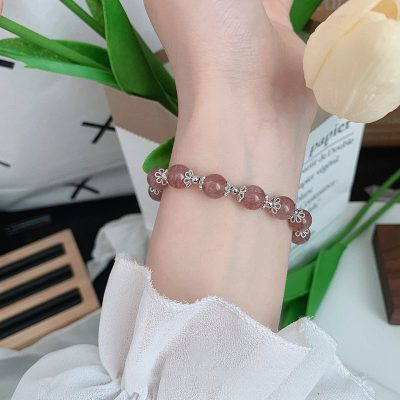 Lắc Tay Bạc Nữ đính đá Phong Thủy Tự Nhiên Iris LILI 158599 6