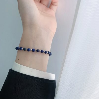 Lắc Tay Bạc Nữ đính đá Phong Thủy Tự Nhiên Nhỏ Tinh Tế Dania LILI 158526 10