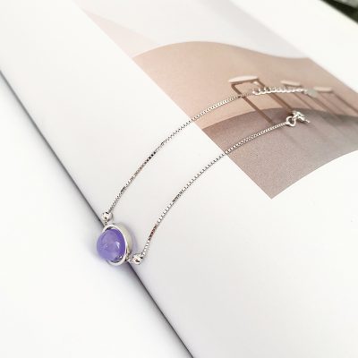 Lắc Tay Bạc Nữ đính đá Phong Thủy Tự Nhiên Nhỏ Tinh Tế Halo LILI 158496 14