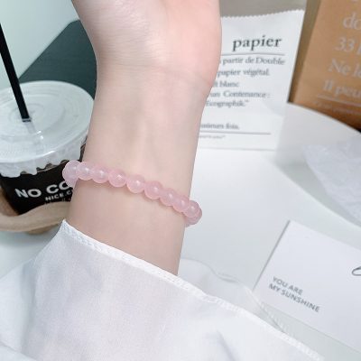 Lắc Tay Bạc Nữ đính đá Phong Thủy Tự Nhiên Tròn Olivia LILI 158624 9