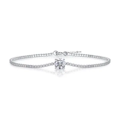 Lắc Tay Bạc Nữ đính Kim Cương Moissanite Emryn LILI 158410 1