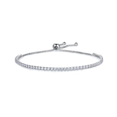 Lắc Tay Bạc Nữ đính Kim Cương Moissanite Miller LILI 158453 4