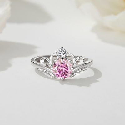 Nhẫn Bạc Nữ đính đá CZ Hình Vương Miện Công Chúa Elena LILI 159017 10
