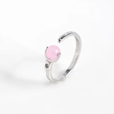 Nhẫn Bạc Nữ đính đá Phong Thủy Tự Nhiên Alice LILI 159228 7