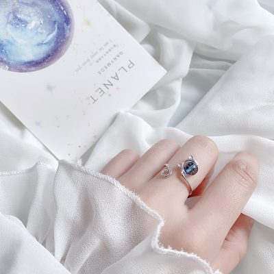 Nhẫn Bạc Nữ đính đá Phong Thủy Tự Nhiên Josephine LILI 159206 4