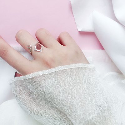 Nhẫn Bạc Nữ đính đá Phong Thủy Tự Nhiên Josephine LILI 159206 7