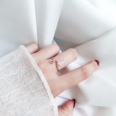 Nhẫn Bạc Nữ đính đá Phong Thủy Tự Nhiên Josephine LILI 159206 9