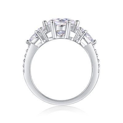 Nhẫn Bạc Nữ đính Kim Cương Moissanite Genesis LILI 159139 5