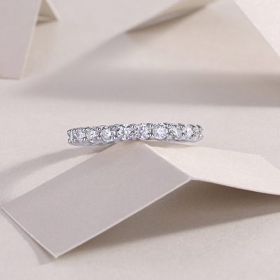 Nhẫn Bạc Nữ đính Kim Cương Moissanite Lillian LILI 159105 2