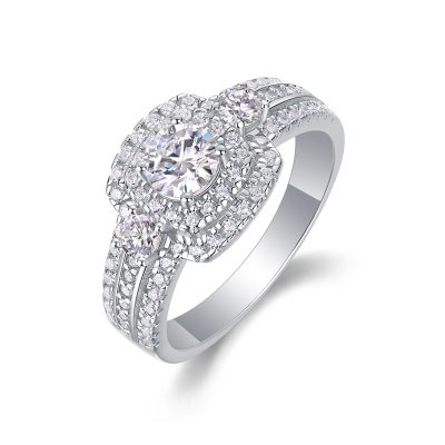 Nhẫn Bạc Nữ đính Kim Cương Moissanite Sadie LILI 159133 1