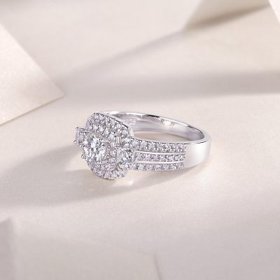 Nhẫn Bạc Nữ đính Kim Cương Moissanite Sadie LILI 159133 3