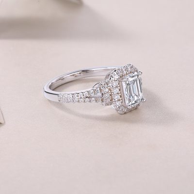 Nhẫn Bạc Nữ đính Kim Cương Moissanite Sophie LILI 159161 2