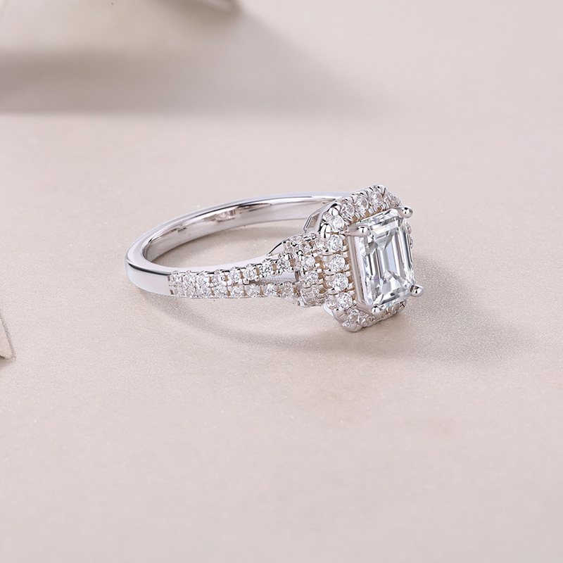 Nhẫn Bạc Nữ đính Kim Cương Moissanite Sophie LILI 159161 2