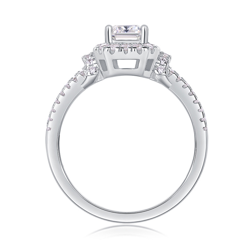 Nhẫn Bạc Nữ đính Kim Cương Moissanite Sophie LILI 159161 5