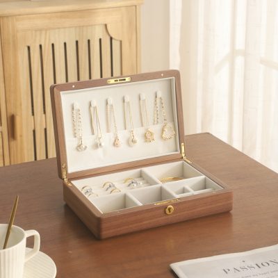 Tủ Hộp đựng đồ Trang Sức Phụ Kiện đẹp Gỗ óc Chó Holly LILI 161276 5