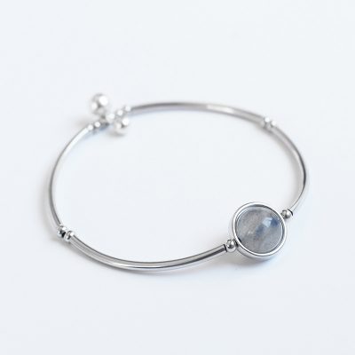 Vòng Tay Bạc Nữ đính đá Phong Thủy Tự Nhiên đẹp Emma LILI 158648 11