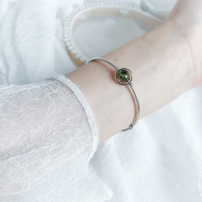 Vòng Tay Bạc Nữ đính đá Phong Thủy Tự Nhiên đẹp Emma LILI 158648 9