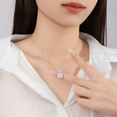 Dây Chuyền Bạc Nữ đính đá CZ Starry And Dazzling LILI 166689 7