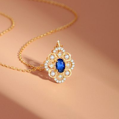 Dây Chuyền Bạc Nữ đính đá CZ Cỏ 4 Lá Mariah LILI 166698 4