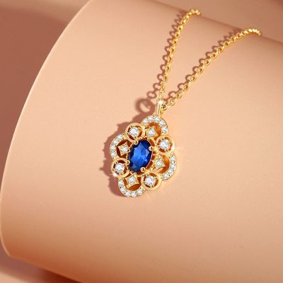 Dây Chuyền Bạc Nữ đính đá CZ Cỏ 4 Lá Mariah LILI 166698 5