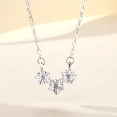Dây Chuyền Bạc Nữ đính đá CZ Ngôi Sao 5 Cánh Aurelia LILI 166618 1