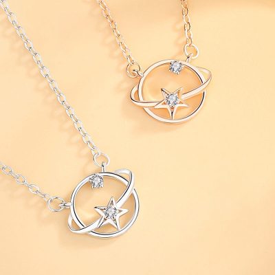 Dây Chuyền Bạc Nữ đính đá CZ Tiểu Hành Tinh Itzel LILI 166563 1