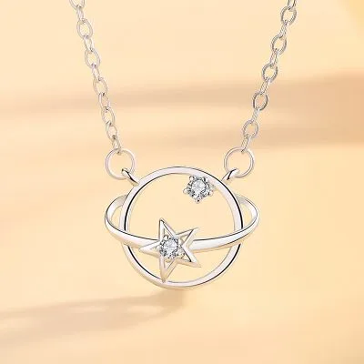 Dây Chuyền Bạc Nữ đính đá CZ Tiểu Hành Tinh Itzel LILI 166563 2