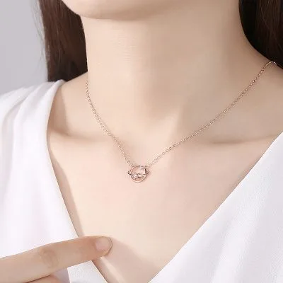 Dây Chuyền Bạc Nữ đính đá CZ Tiểu Hành Tinh Itzel LILI 166563 4