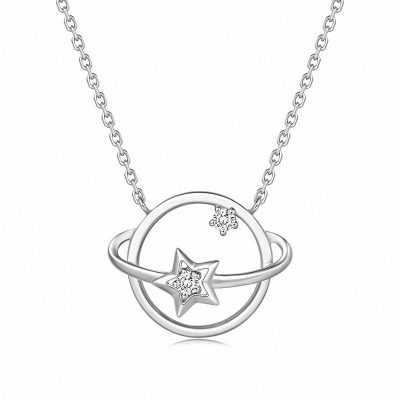 Dây Chuyền Bạc Nữ đính đá CZ Tiểu Hành Tinh Itzel LILI 166563 5