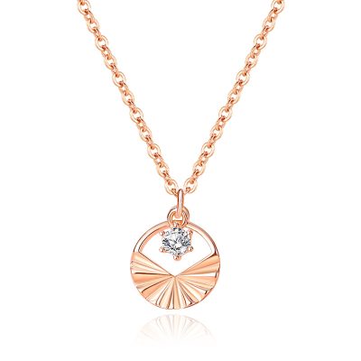 Dây Chuyền Bạc Nữ đính đá CZ Tròn Cách điệu Amora LILI 166487 5