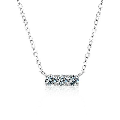 Dây Chuyền Bạc Nữ đính Kim Cương Moissanite Fatima LILI 166417 1