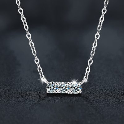 Dây Chuyền Bạc Nữ đính Kim Cương Moissanite Fatima LILI 166417 4