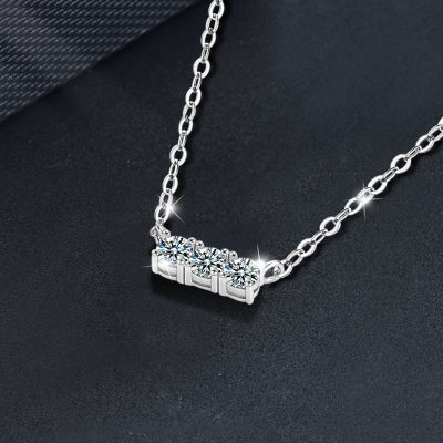 Dây Chuyền Bạc Nữ đính Kim Cương Moissanite Fatima LILI 166417 5