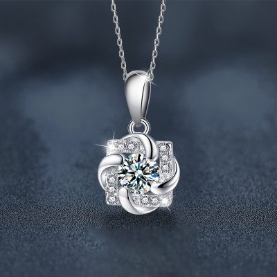Dây Chuyền Bạc Nữ đính Kim Cương Moissanite Heidi LILI 166449 1