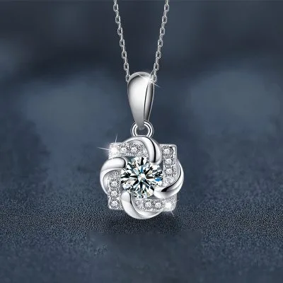 Dây Chuyền Bạc Nữ đính Kim Cương Moissanite Heidi LILI 166449 1