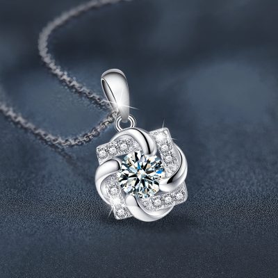 Dây Chuyền Bạc Nữ đính Kim Cương Moissanite Heidi LILI 166449 2