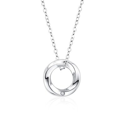 Dây Chuyền đôi Bạc đính Kim Cương Moissanite Tình Yêu Vĩnh Cửu Astrid LILI 166713 6
